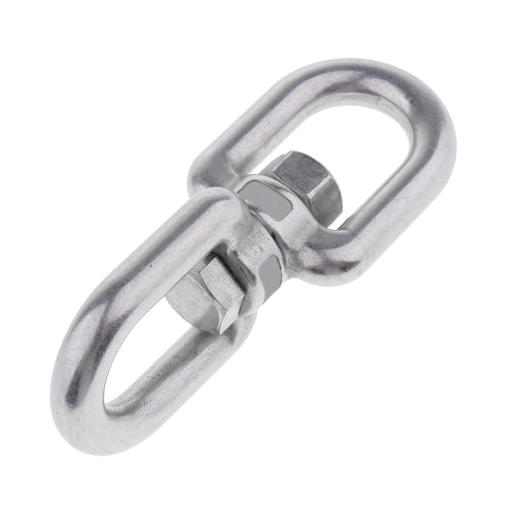 Stainless steel buckle universal ring 8-ring rotary buckle 5Pcs M6