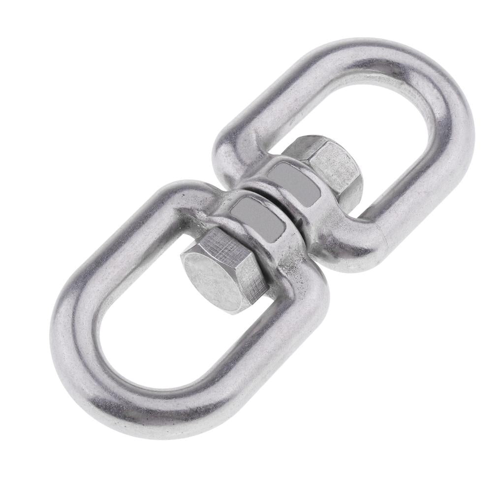 Stainless steel buckle universal ring 8-ring rotary buckle 5Pcs M6