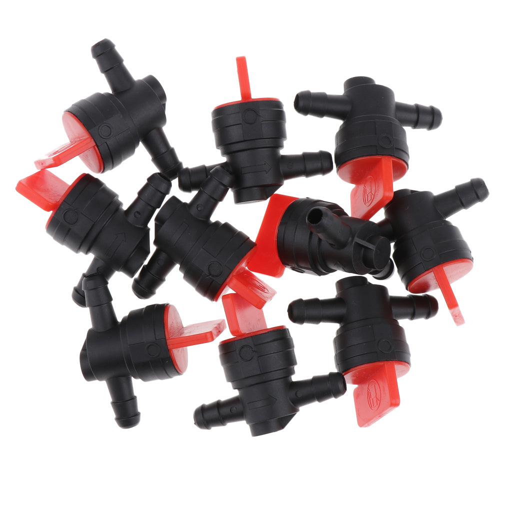 10 x 1/4" Inline Gas Fuel Shut Off Valve for Briggs & Stratton 697947 698183