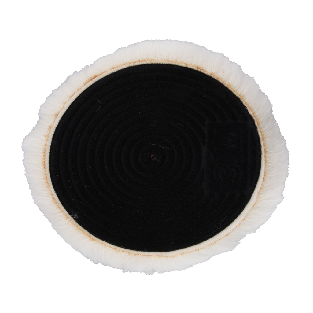 Wool Hook and Loop Back Polishing Pad Grip Buffing Pad Bonnets 7 Inch