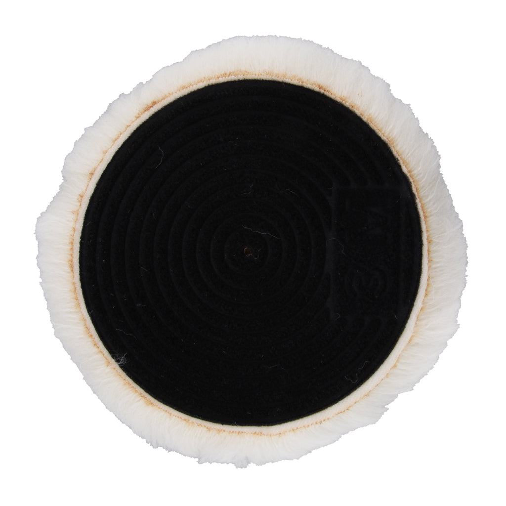 Wool Hook and Loop Back Polishing Pad Grip Buffing Pad Bonnets 7 Inch