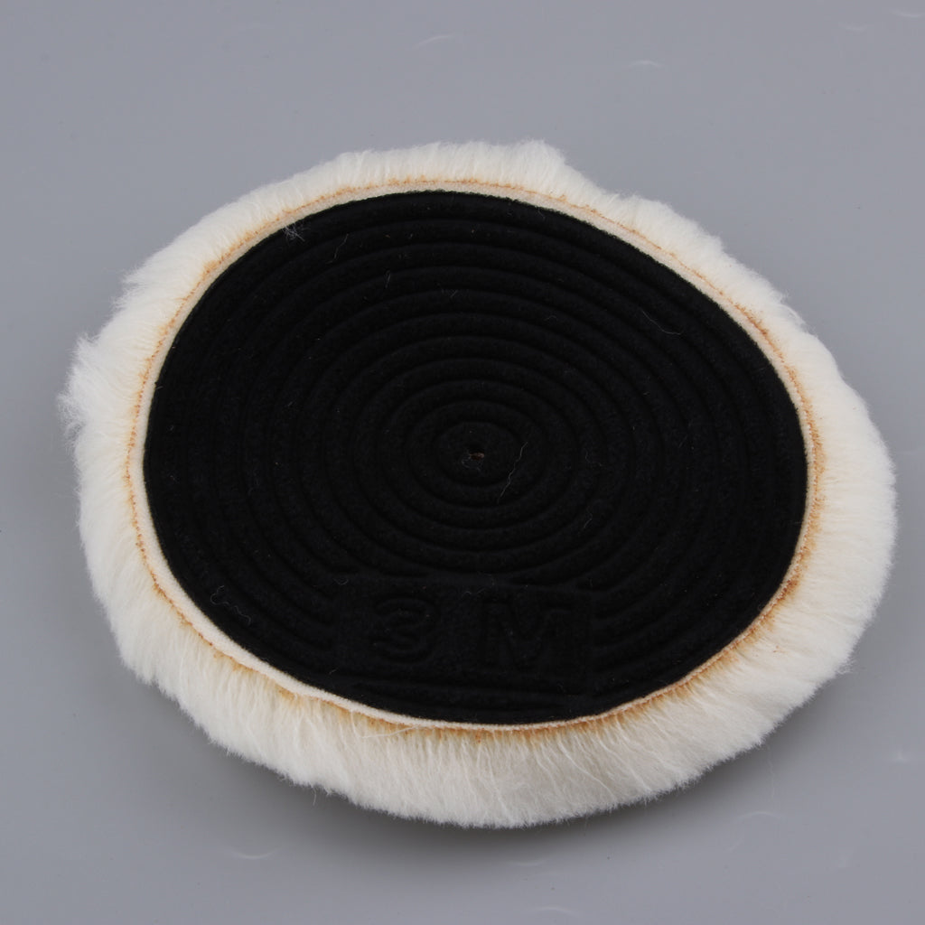 Wool Hook and Loop Back Polishing Pad Grip Buffing Pad Bonnets 7 Inch