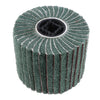 Non-woven Sand Abrasive Flap Wire Drawing Polishing Burnishing Wheel 120