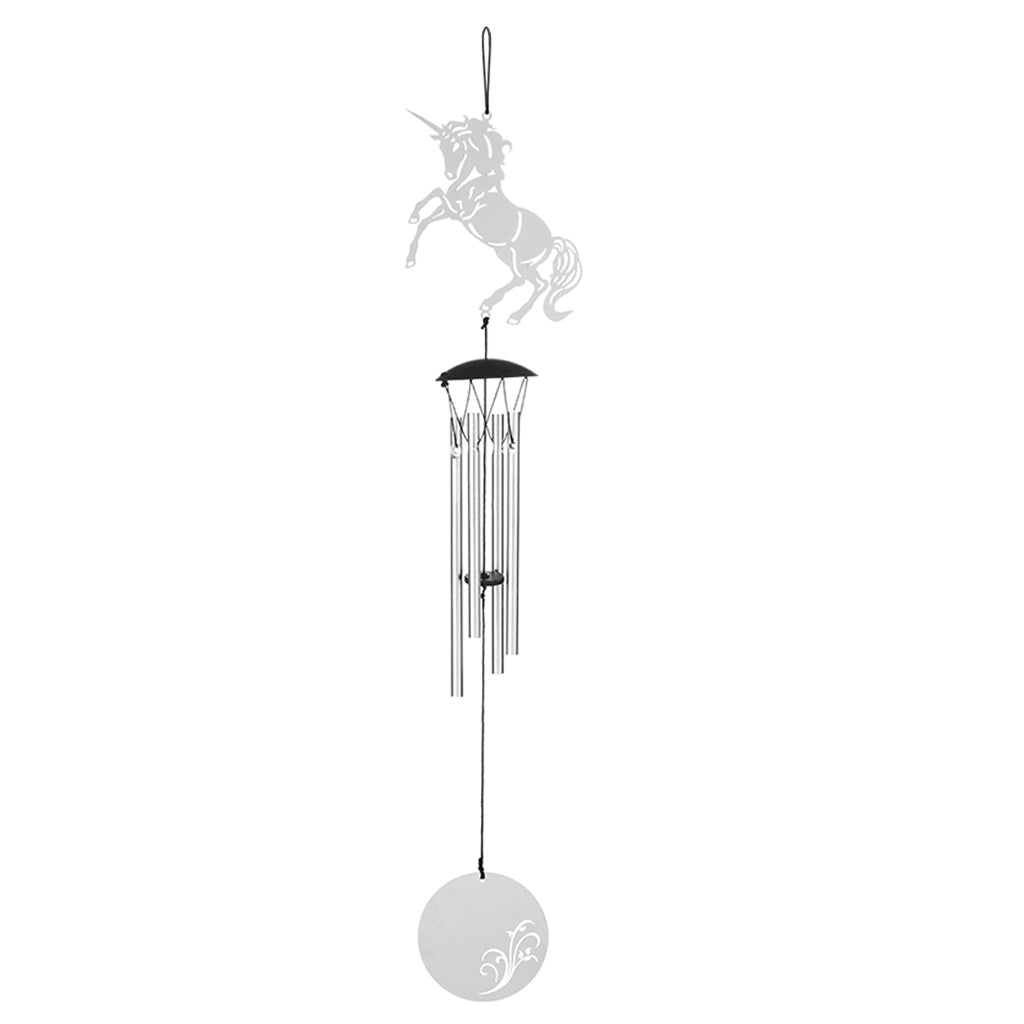 Wind Metal Chime Home Tubes Decor Hanging Bell Garden Creative Unicorn