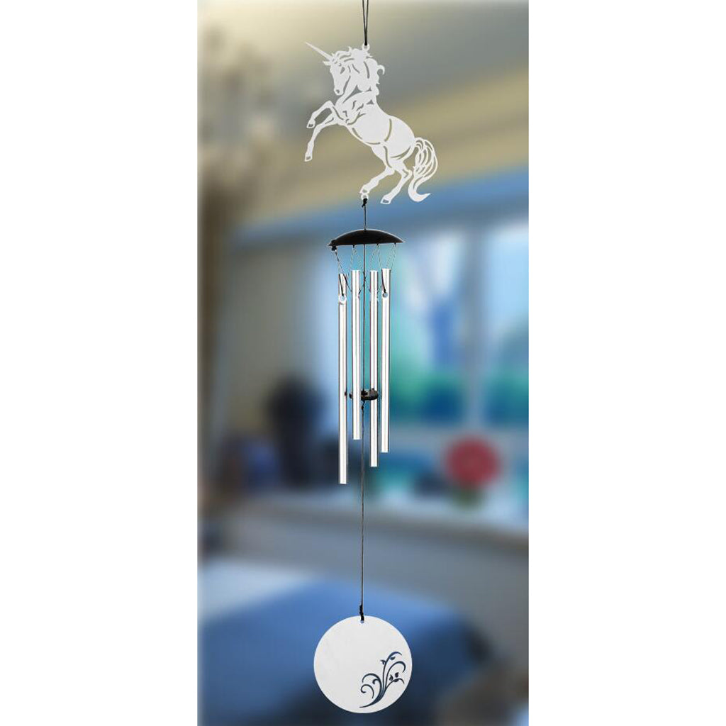 Wind Metal Chime Home Tubes Decor Hanging Bell Garden Creative Unicorn