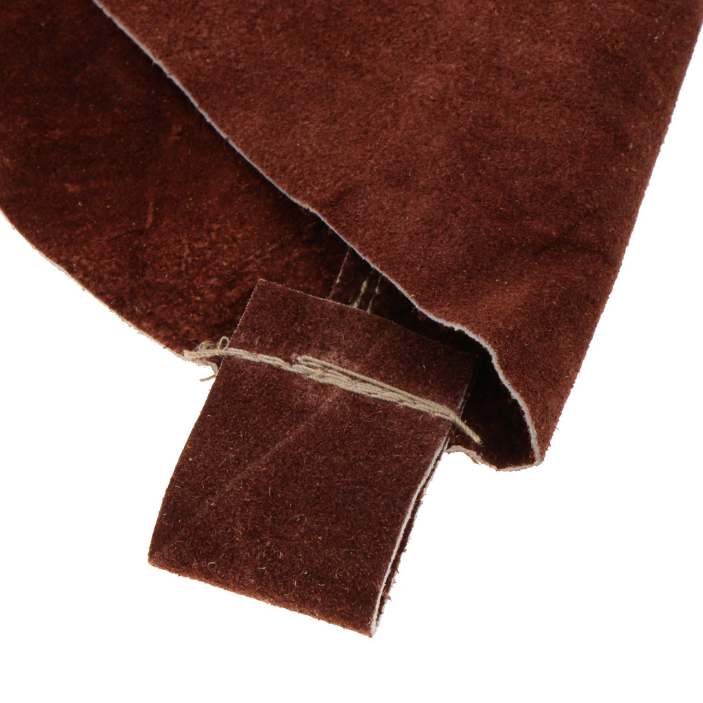 Brown Welding Protective Sleeves Cuffs Fire Flame Resistant for Welders