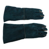 Cowhide Leather Welding Gloves Protective Gloves Welder Hands 40cm Green