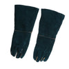 Cowhide Leather Welding Gloves Protective Gloves Welder Hands 40cm Green