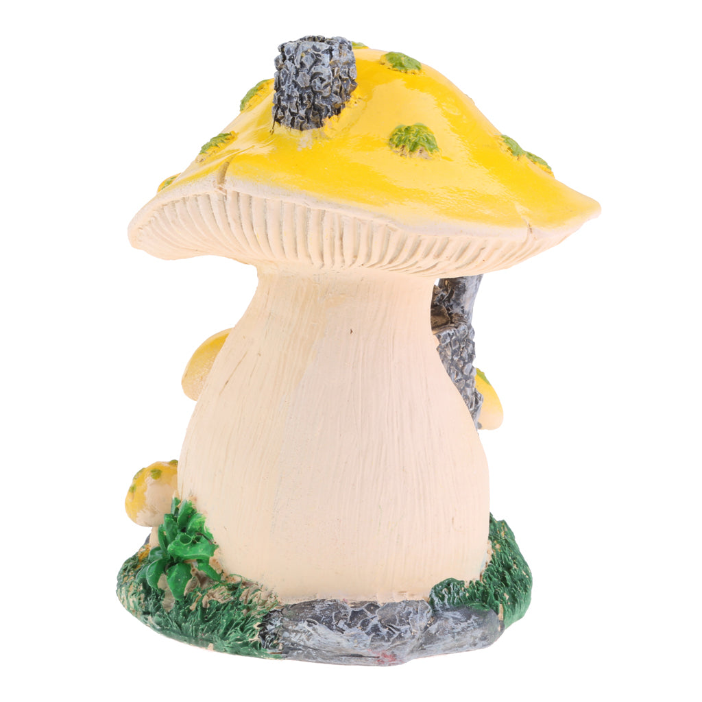 Mushroom Fairy House Statue Miniature Fairy Garden & Terrarium New 6