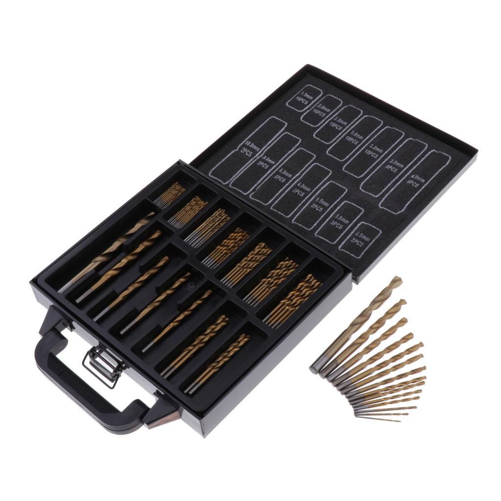 99Pc Multi Purpose Drill Bit Set Hole Saw Cutter Power Tools Woodworking DIY