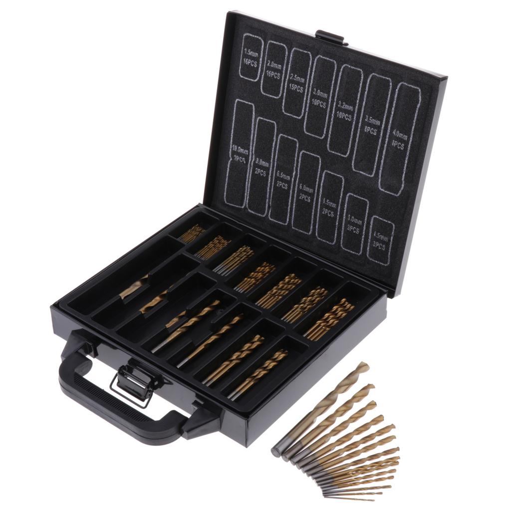 99Pc Multi Purpose Drill Bit Set Hole Saw Cutter Power Tools Woodworking DIY