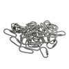 50X small steel quick open screw lock key Chain Hook Carabiner safety clasp