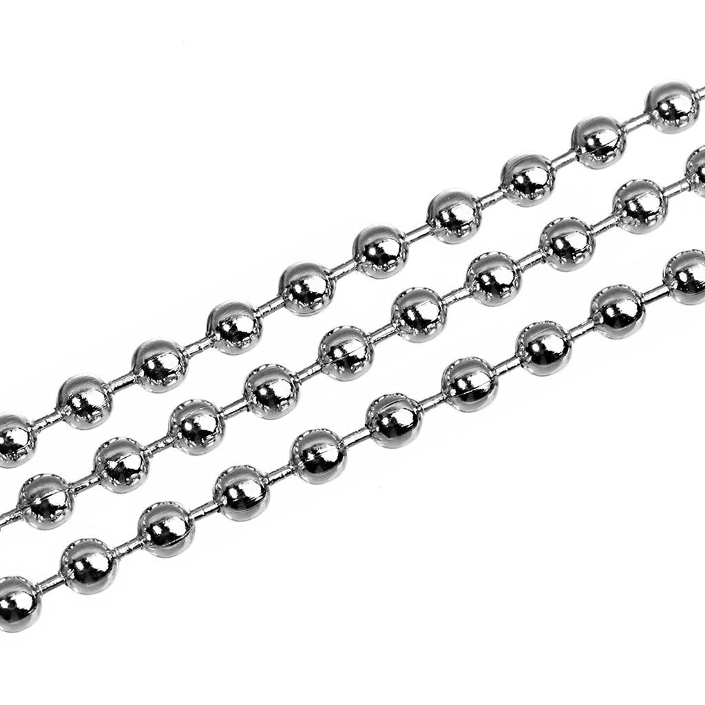 10 Yard/Roll Stainless Steel Ball Bead Chains for DIY Jewelry Findings 2.5mm