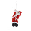 rope climbing santa clause hanging ornaments pendants decorations  57x20cm