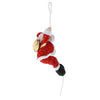 rope climbing santa clause hanging ornaments pendants decorations  57x20cm