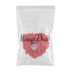 Heart-shaped PE water diamond imitation pearl wedding ring pillow Red