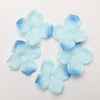 500 Pieces Artificial Silk Rose Petals Wedding Flower Bicolor Blue