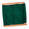 Kids Learning Buckle Snap Button Clothing Rack Green Wool Glue