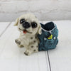 Resin Dog Pen Pot Pencil Brush Holder Desk Organizer Home Desk Decoration D