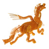 Handcrafted Pegasus Flying Horse Model Metal Crafts Desk Ornament - Golden