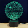 5V 1 set LED Night Light / 3D Nightlight RGB / Change USB Color-Changing