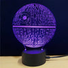 5V 1 set LED Night Light / 3D Nightlight RGB / Change USB Color-Changing