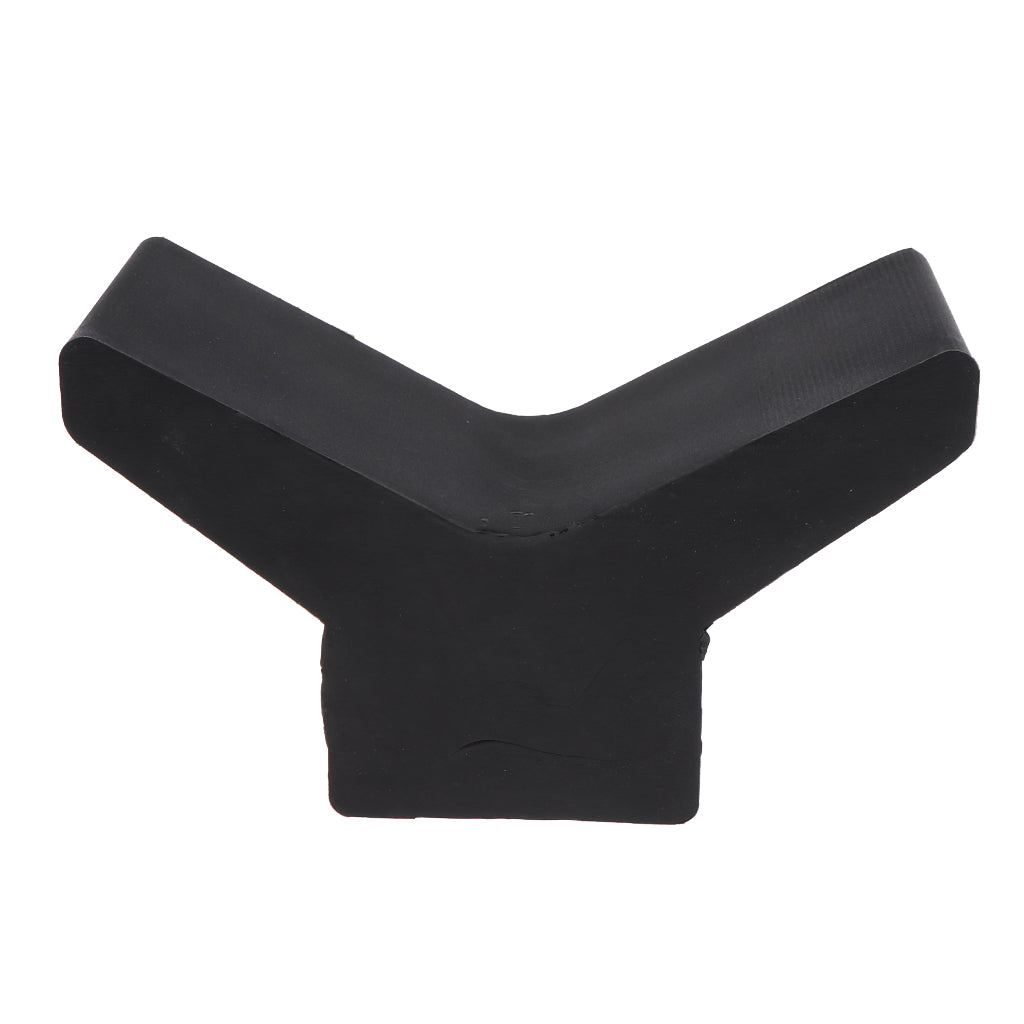 Boat Trailer Tie Down Engineering Bow V Stop 7" with 14mm Hole Black Rubber