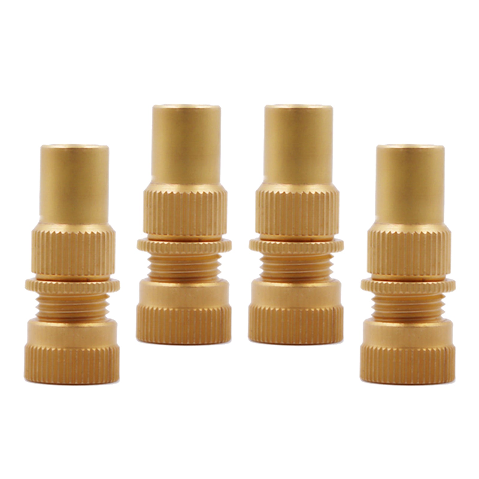 4x 4WD Universal Brass Adjustable Automatic Tyre Tire Deflators Set 6-30 PSI