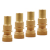 4x 4WD Universal Brass Adjustable Automatic Tyre Tire Deflators Set 6-30 PSI