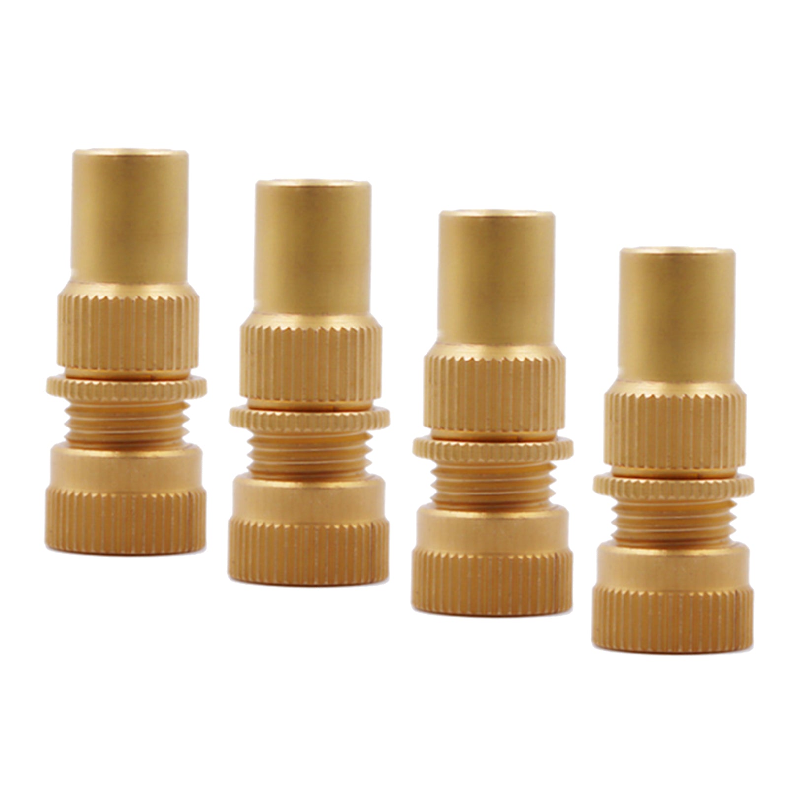 4x 4WD Universal Brass Adjustable Automatic Tyre Tire Deflators Set 6-30 PSI