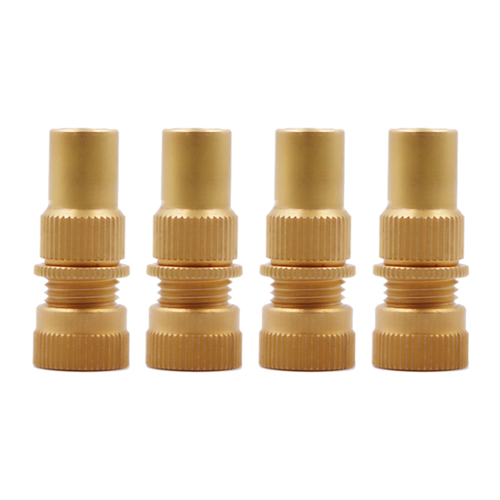 4x 4WD Universal Brass Adjustable Automatic Tyre Tire Deflators Set 6-30 PSI