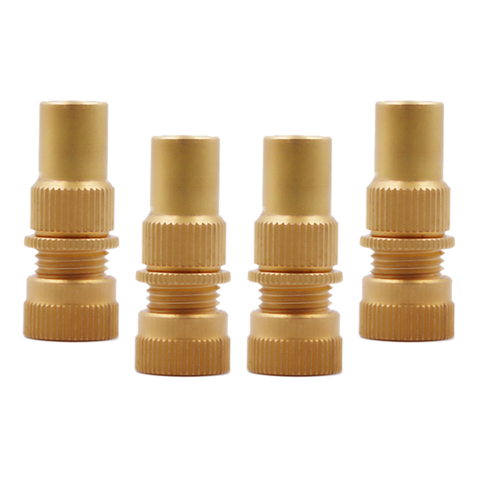 4x 4WD Universal Brass Adjustable Automatic Tyre Tire Deflators Set 6-30 PSI