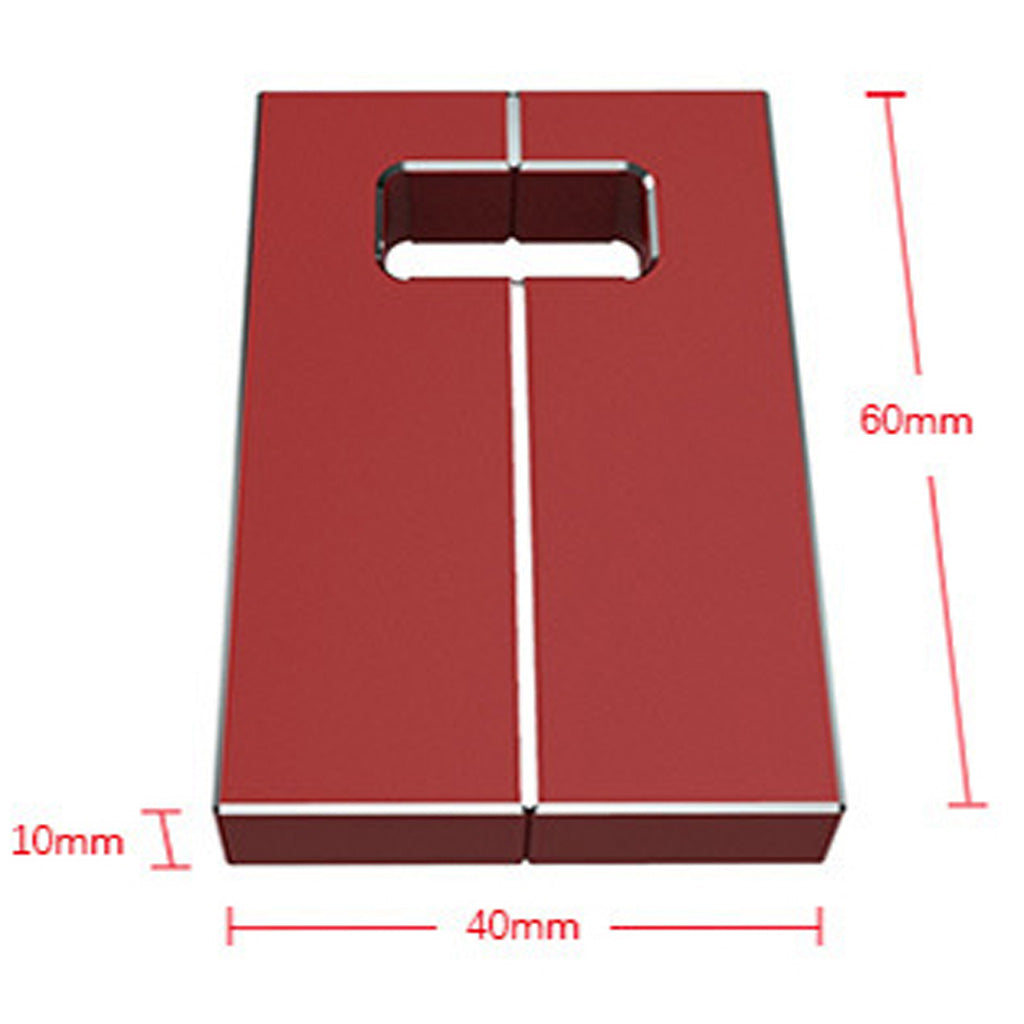 Desktop Magnetic Folding Holder Bracket Stand for iPad Cell Phone red