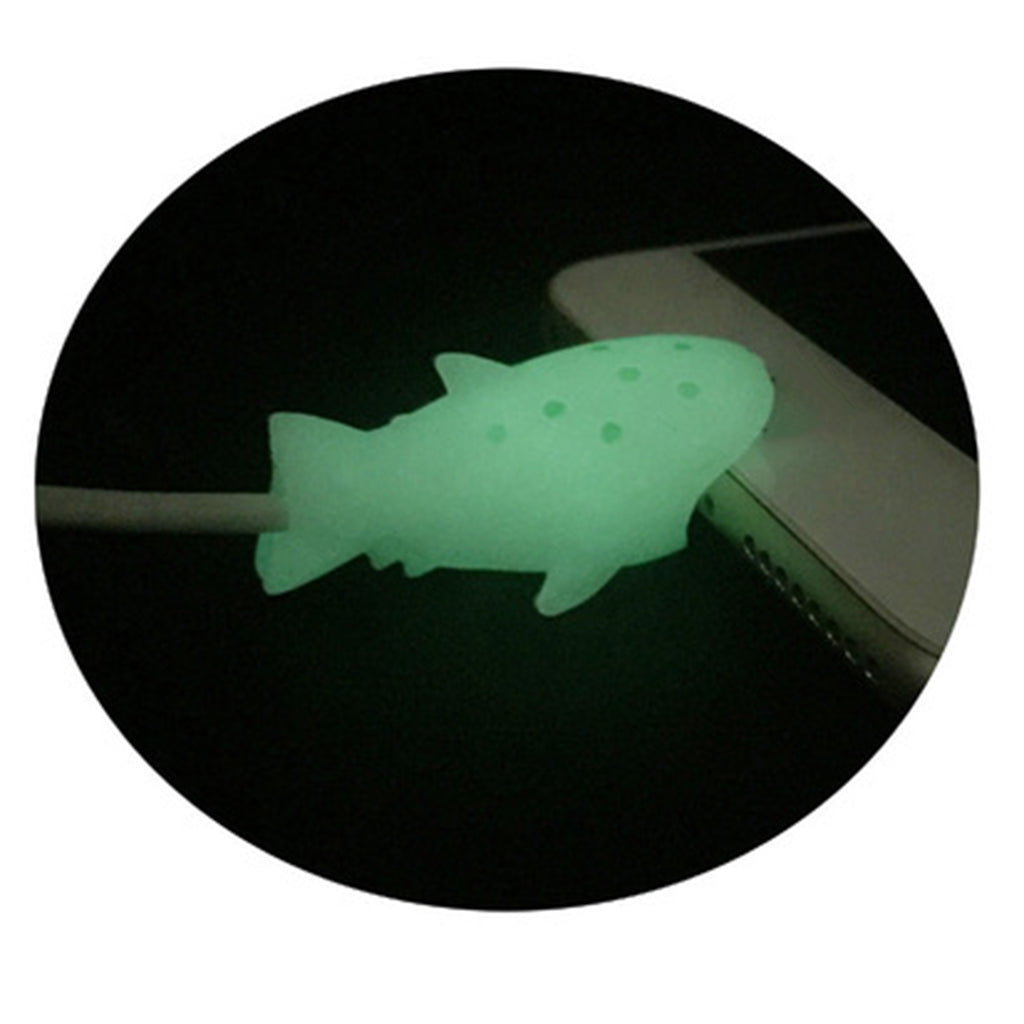 Luminous Anti-break Cute Animal USB Charging Cable Case Saver Protector