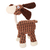 Dog Chew Toy Interative Tug Toy for Aggressive Chewer Training Playing Brown