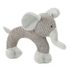 Cute Animals Shape Pet Chew Toy Durable Plush Toys For Dog Cat Grey Elephant