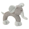 Cute Animals Shape Pet Chew Toy Durable Plush Toys For Dog Cat Grey Elephant