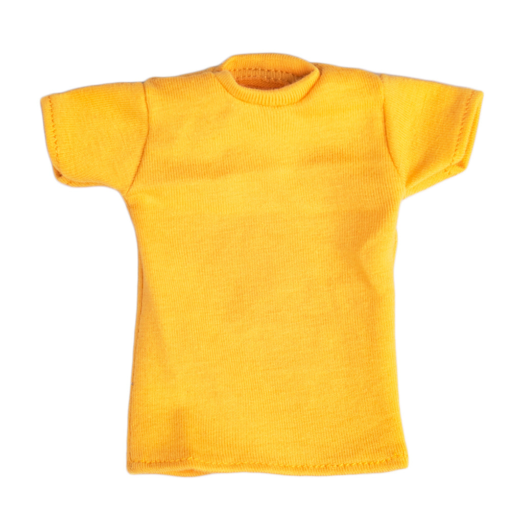 1pc 1/6 Men T-shirt Male Soldier Clothing for HT 12in Doll Toys Accessories yellow