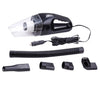 120W/12V Portable Vacuum Cleaner Dry Wet Dual Use High Power Black