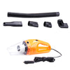 120W/12V Portable Vacuum Cleaner Dry Wet Dual Use High Power Orange