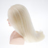 Human Hair Styling Mannequin Head Salon Training Manikin Head 27'' Beige