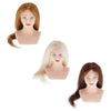 Human Hair Styling Mannequin Head Salon Training Manikin Head 27'' Beige