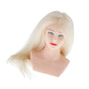 Human Hair Styling Mannequin Head Salon Training Manikin Head 27'' Beige