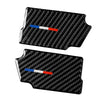 Carbon Fiber Car Handle Door Bowl Inner Trim Sticker for Ford Mustang 15-17