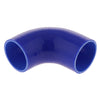 63mm 90Degree 4 ply Silicone Elbows Turbo Hose Racing Coupler Pipe Blue