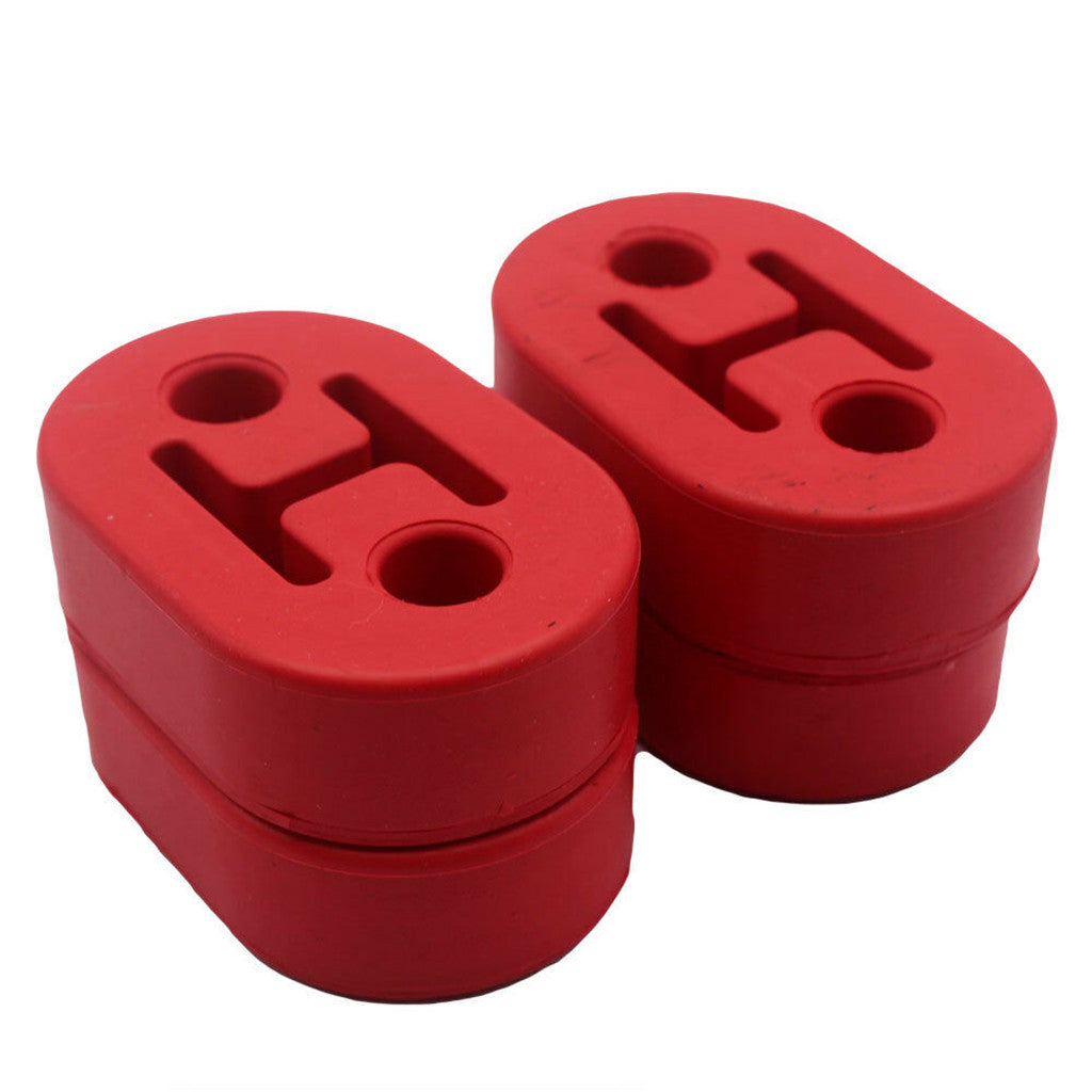 Universal Polyurethane Muffler Exhaust Hanger Hangers 4PCS Red 12MM