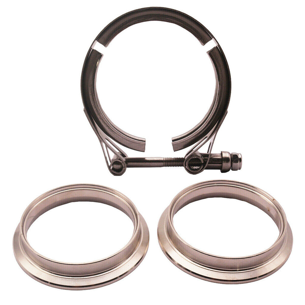 2'' 51mm Flange V-band clamp kit for Turbo Exhaust pipes Turbo Downpipe