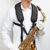 Adjustable Saxophone Sax Soft Cotton Padded Shoulder Strap with Hook Clasp