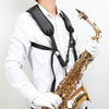 Adjustable Saxophone Sax Soft Cotton Padded Shoulder Strap with Hook Clasp