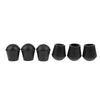 6 Pieces Rubber Tip For Cane Walking Stick Crutches Chair 7/8 inch Black